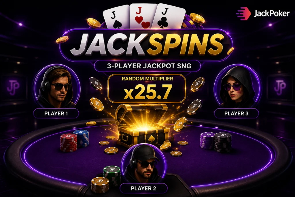 Jack Poker JackSpins джекпот-снг на троих игроков